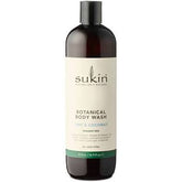 SUKIN Botanical Body Wash - Lime and Coconut 500mL